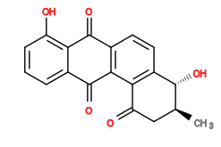 Subst // Subst = SMILES C[C@H]4CC(=O)c2c(ccc3c(=O)c1c(O)cccc1c(=O)c23)[C@@H]4O