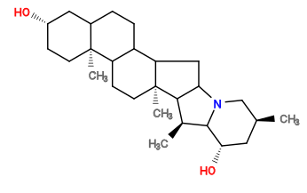 Subst // Subst = SMILES C[C@H]6C[C@H](O)C5[C@@H](C)C4C(CC3C2CCC1C[C@@H](O)CC[C@]1(C)C2CC[C@@]34C)N5C6
