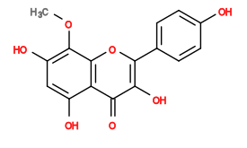 Subst // Subst = SMILES C1=C(O)C=CC(C2=C(O)C(C3=C(C(OC)=C(O)C=C3O)O2)=O)=C1