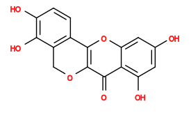 Subst // Subst = SMILES C1C2=C(C=CC(=C2O)O)C3=C(O1)C(=O)C4=C(C=C(C=C4O3)O)O