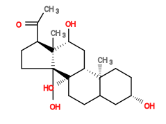 Subst // Subst = SMILES CC([C@@H]1CC[C@]2(O)[C@]3(O)CCC4C[C@@H](O)CC[C@]4(C)[C@@]3([H])C[C@@H](O)[C@]12C)=O