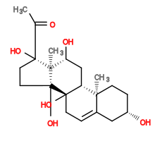 Subst // Subst = SMILES CC([C@]1(O)CC[C@]2(O)[C@]3(O)CC=C4C[C@@H](O)CC[C@]4(C)[C@@]3([H])C[C@@H](O)[C@]12C)=O