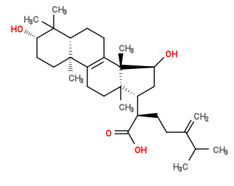 Subst // Subst = SMILES CC(C(CC[C@@H](C(O)=O)[C@H]1C[C@H](O)[C@]2(C)[C@]1(C)CCC3=C2CC[C@@H]4[C@]3(C)CC[C@H](O)C4(C)C)=C)C