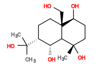 Subst // Subst = SMILES CC(C)(O)[C@@H]2CC[C@]1(CO)[C@@H](O)CC[C@](C)(O)C1[C@@H]2O