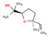 Subst // Subst = SMILES CC(C)(O)[C@H]1CC[C@](C)(O1)C=C