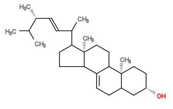 Subst // Subst = SMILES CC(C)[C@H](C)/C=C/C(C)C4CCC3/C2=C/CC1C[C@@H](O)CC[C@]1(C)C2CC[C@@]34C