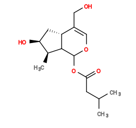 Subst // Subst = SMILES CC(C)CC(O[C@H]1[C@@]2([H])[C@@](C[C@H](O)[C@@H]2C)([H])C(CO)=CO1)=O