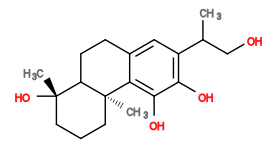 Subst // Subst = SMILES CC(C1=C(O)C(O)=C2[C@@]3(C)CCC[C@](C)(O)C3CCC2=C1)CO
