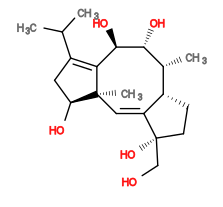 Subst // Subst = SMILES CC(C1=C2[C@H]([C@@H]([C@@H]([C@@H]3CC[C@@](/C3=C/[C@]2([C@H](C1)O)C)(O)CO)C)O)O)C