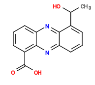 Subst // Subst = SMILES CC(O)c2cccc3nc1c(C(=O)O)cccc1nc23