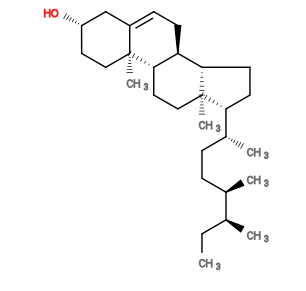 Subst // Subst = SMILES CC[C@H](C)[C@H](C)CC[C@@H](C)[C@H]1CC[C@@H]2[C@@]1(CC[C@H]3[C@H]2CC=C4[C@@]3(CC[C@@H](C4)O)C)C
