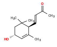 Subst // Subst = SMILES CC1(C)[C@@H](/C=C/C(C)=O)C(C)=C[C@H](O)C1