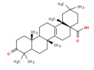 Subst // Subst = SMILES CC1(C)CC[C@]2(C(=O)O)CCC3=C(CCC4[C@@]3(C)CCC3C(C)(C)C(=O)CC[C@@]34C)[C@]2(C)C1