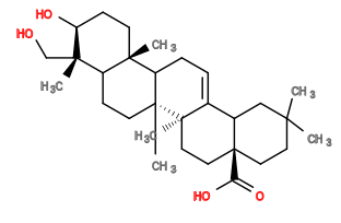 Subst // Subst = SMILES CC1(CC[C@@]2(CC[C@@]3(C(C2C1)=CCC4[C@]5(CC[C@@H]([C@@](CO)(C5CC[C@]43C)C)O)C)C)C(O)=O)C