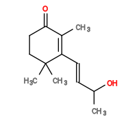Subst // Subst = SMILES CC1=C(C(CCC1=O)(C)C)/C=C/C(C)O