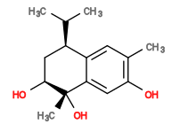 Subst // Subst = SMILES CC1=C(O)C=C2[C@](C)(O)[C@@H](O)C[C@@H](C(C)C)C2=C1
