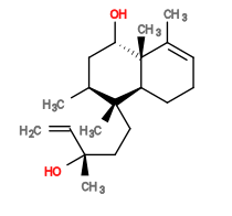 Subst // Subst = SMILES CC1=CCC[C@@]2([H])[C@](C)(CC[C@@](C=C)(O)C)[C@@H](C)C[C@H](O)[C@]12C