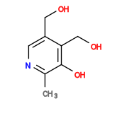Subst // Subst = SMILES CC1=NC=C(C(CO)=C1O)CO