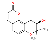 Subst // Subst = SMILES CC3(C)Oc2ccc1ccc(=O)oc1c2C[C@H]3O