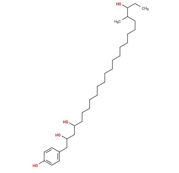 Subst // Subst = SMILES CCC(O)C(C)CCCCCCCCCCCCCCCCC(O)CC(O)Cc1ccc(O)cc1
