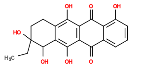 Subst // Subst = SMILES CCC4(O)CCc3c(O)c2c(=O)c1c(O)cccc1c(=O)c2c(O)c3C4O