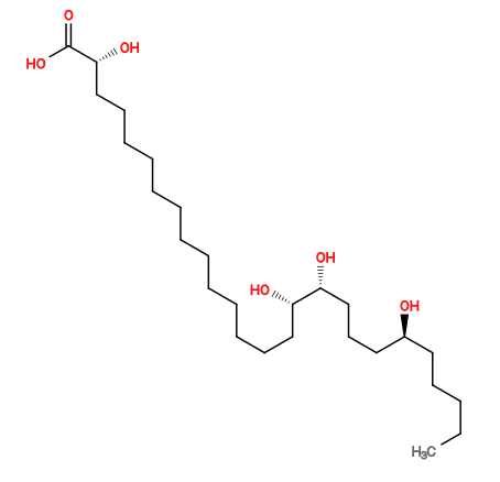 Subst // Subst = SMILES CCCCC[C@H](O)CCC[C@@H](O)[C@@H](O)CCCCCCCCCCCCC[C@@H](O)C(=O)O