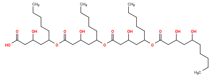 Subst // Subst = SMILES CCCCCC(O)CC(O)CC(=O)OC(CCCCC)CC(O)CC(=O)OC(CCCCC)CC(O)CC(=O)OC(CCCCC)CC(O)CC(=O)O