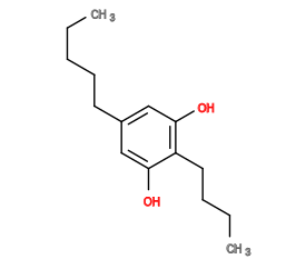Subst // Subst = SMILES CCCCCC1=CC(O)=C(C(O)=C1)CCCC