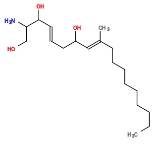 Subst // Subst = SMILES CCCCCCCCC/C(C)=C/C(O)C/C=C/C(O)C(N)CO