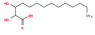 Subst // Subst = SMILES CCCCCCCCCCCC(O)C(O)C(=O)O
