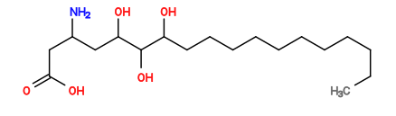 Subst // Subst = SMILES CCCCCCCCCCCC(O)C(O)C(O)CC(N)CC(=O)O