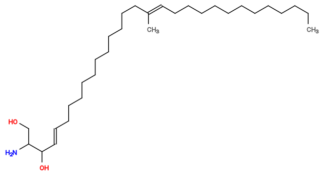 Subst // Subst = SMILES CCCCCCCCCCCC/C=C(C)/CCCCCCCCCCC/C=C/C(O)C(N)CO