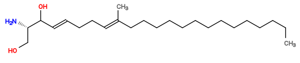 Subst // Subst = SMILES CCCCCCCCCCCCCC/C(C)=C/CC/C=C/C(O)[C@@H](N)CO