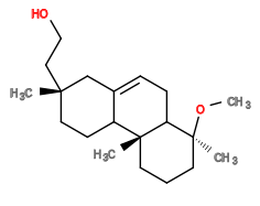 Subst // Subst = SMILES CO[C@@]1(C)CCC[C@@]2(C)C1CC=C3C2CC[C@@](CCO)(C)C3