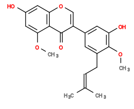 Subst // Subst = SMILES COc2cc(O)cc3occ(c1cc(O)c(OC)c(C/C=C(C)/C)c1)c(=O)c23