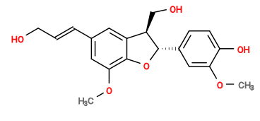 Subst // Subst = SMILES COc3cc([C@@H]2Oc1c(OC)cc(/C=C/CO)cc1[C@H]2CO)ccc3O