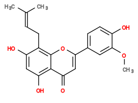 Subst // Subst = SMILES COc3cc(c2cc(=O)c1c(O)cc(O)c(C/C=C(C)/C)c1o2)ccc3O