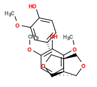 Subst // Subst = SMILES COc4cc([C@H]1OC[C@H]2[C@@H]1CO[C@@H]2c3cc(OC)c(O)c(OC)c3)ccc4O