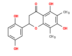 Subst // Subst = SMILES Cc3c(O)c(C)c2OC(c1cc(O)ccc1O)CC(=O)c2c3O