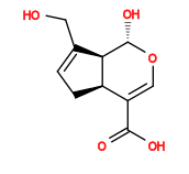 Subst // Subst = SMILES O=C(C1=CO[C@@H](O)[C@@]2([H])[C@]1([H])CC=C2CO)O