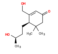 Subst // Subst = SMILES O=C(CC(C)(C)[C@H]1CC[C@H](O)C)C=C1CO