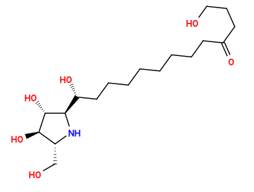 Subst // Subst = SMILES O=C(CCCO)CCCCCCCC[C@@H](O)[C@H]1N[C@H](CO)[C@@H](O)[C@@H]1O