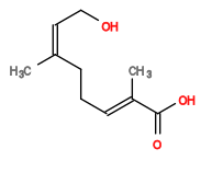 Subst // Subst = SMILES O=C(O)/C(C)=C/CC/C(C)=C\CO
