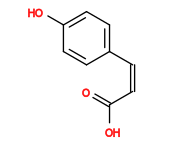 Subst // Subst = SMILES O=C(O)/C=C\c1ccc(O)cc1