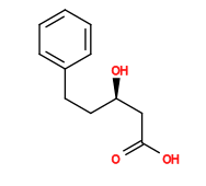 Subst // Subst = SMILES O=C(O)C[C@H](O)CCC1=CC=CC=C1