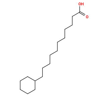 Subst // Subst = SMILES O=C(O)CCCCCCCCCCC1CCCCC1