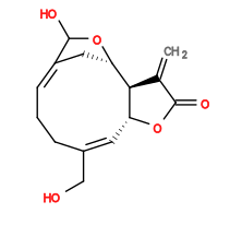Subst // Subst = SMILES O=C(O[C@@H]1/C=C(CC/C=C2C[C@@H]([C@@H]31)OC\2O)\CO)C3=C