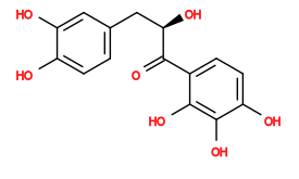 Subst // Subst = SMILES O=C(c1ccc(O)c(O)c1O)[C@H](O)Cc2ccc(O)c(O)c2