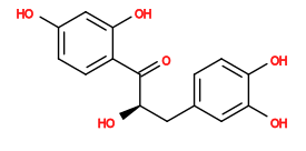 Subst // Subst = SMILES O=C(c1ccc(O)cc1O)[C@H](O)Cc2ccc(O)c(O)c2