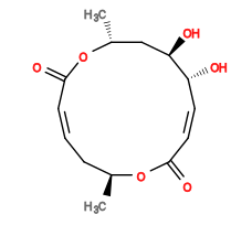 Subst // Subst = SMILES O=C1/C=C/[C@@H](O)[C@H](O)C[C@@H](C)OC(/C=C/C[C@H](C)O1)=O